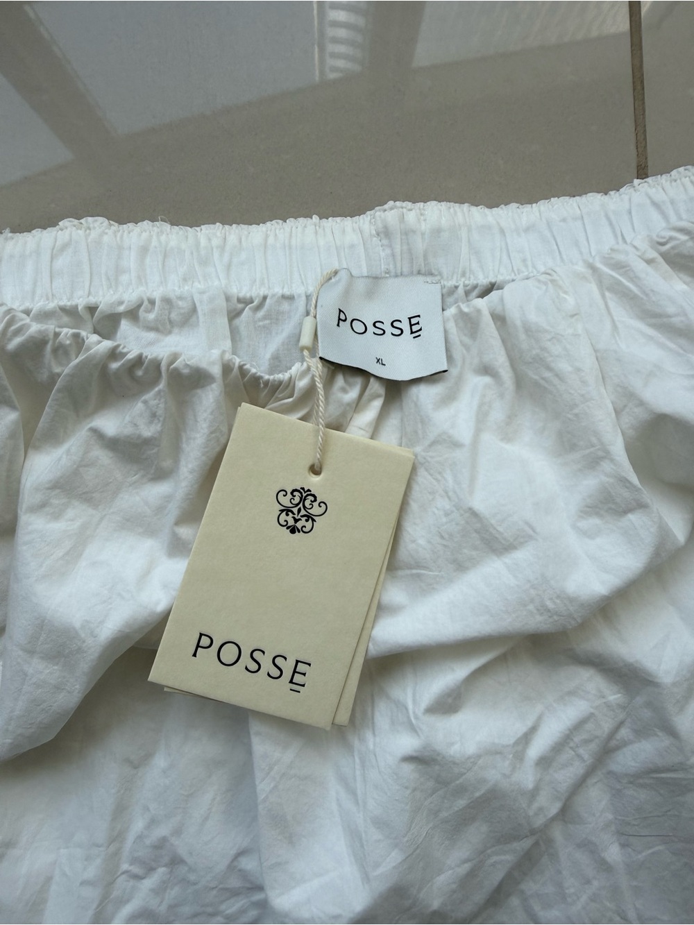 Posse White Two-Piece Coord Set Maxi Skirt and Top Co-ord Set NWT - Picture 9 of 13
